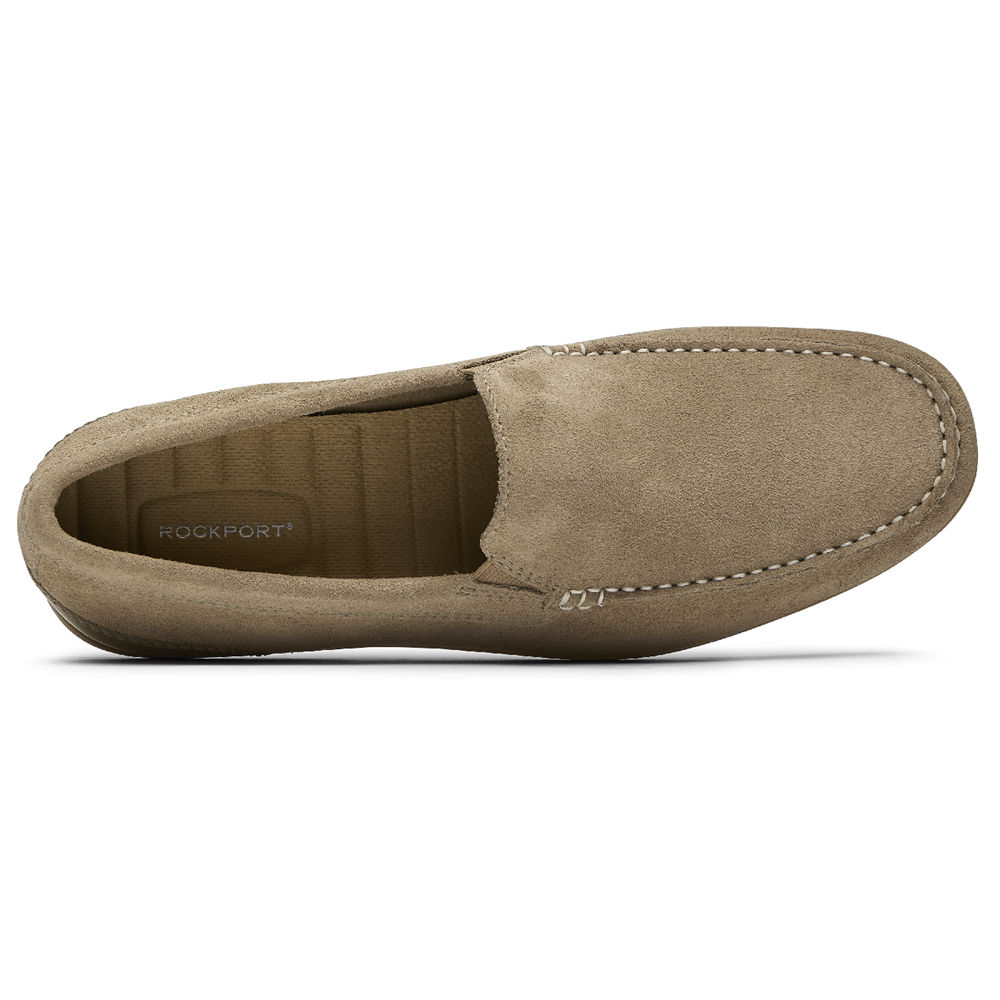 Rockport Singapore Mens Slip-On - Malcom Venetian Olive - YO2763985